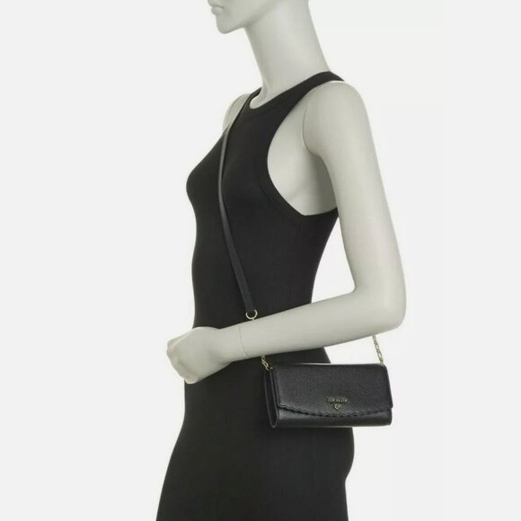 NWOT Ted Baker SAFINNA Scallop Purse - Black - Picture 7 of 7